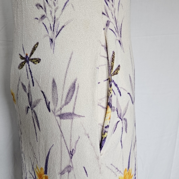1970s Butterfields Dragonfly Dress - Picture 13 of 16